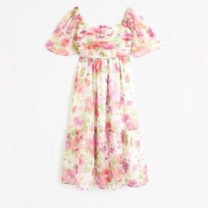 The A&F Emerson Angel Sleeve Midi Dress